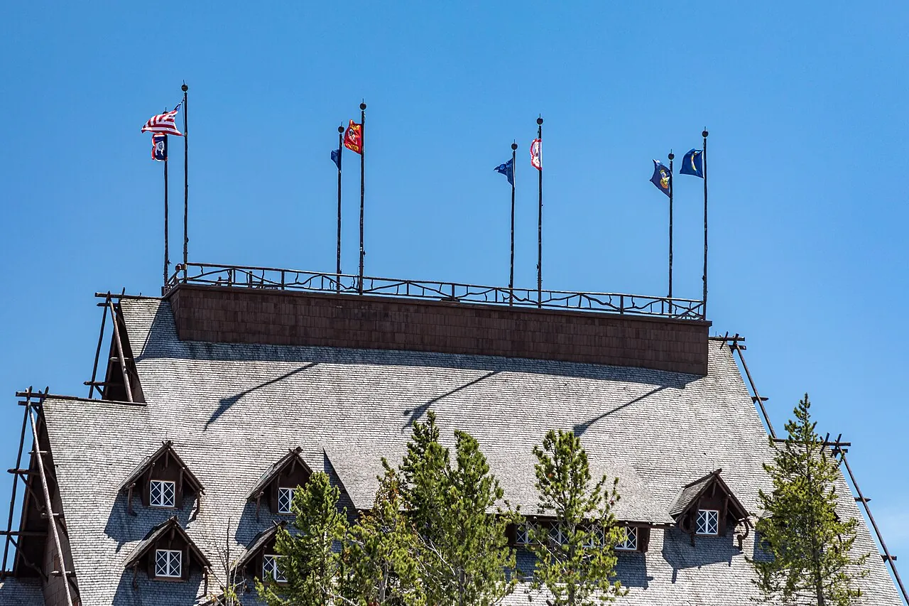 Old Faithful Inn in Yellowstone National Park